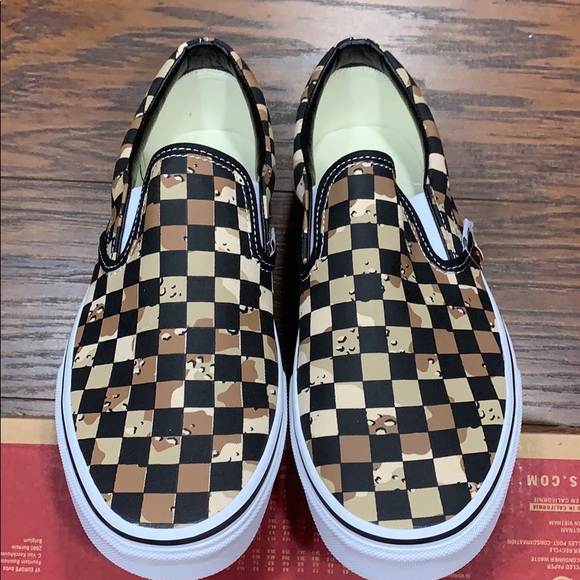 VANS CLASSIC SLIP-ON CHECKERBOARD Cmdsrttrwht WMNS - Picture 7 of 16